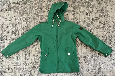 Penfield Hudson Wax Cloth Jacket 65/35 Mens Medium Green Rain Hooded Utility • $49.99