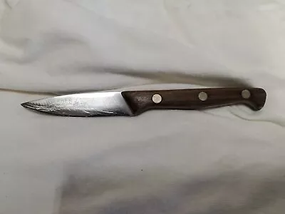Vintage Gerber Professional Series Pairing Knife Walnut Handle Sharpened  • $19.99