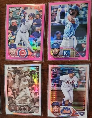 2023 Topps Chrome Update REFRACTOR PINK SEPIA - RCs & Base YOU PICK! • $1.25