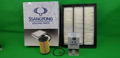 Genuine Ssangyong Actyon Sports Q150 Series 2.0 L Td Filter Pack(oil+air Filter) • $85.99