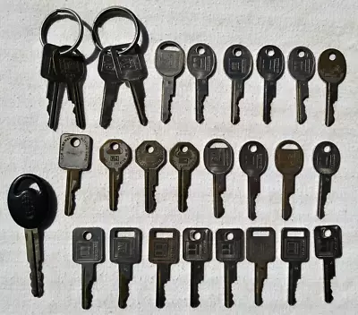 Vintage Lot Of 27 GM Keys General Motors Cut Car Key Lot Vtg • $42.99