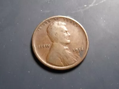 1914 S Lincoln Wheat Cent Penny In VG Very Good Condition • $20