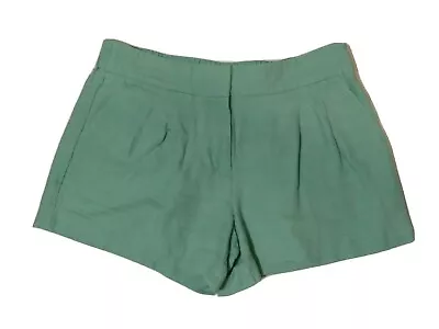 J. Crew Mint Green Linen Blend Shorts Size 4 EUC • $19.96