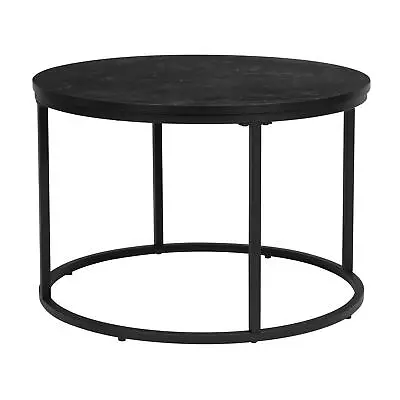 Side End Table 23.25  Dia Black • $69.23