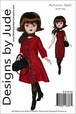 $21.54 • Buy Autumn Spell Doll Clothes Sewing Pattern 21  Cissy Dolls Madame Alexander