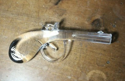 $64.99 • Buy Vintage Signed Val St. Lambert Crystal Flintlock Pistol Gun