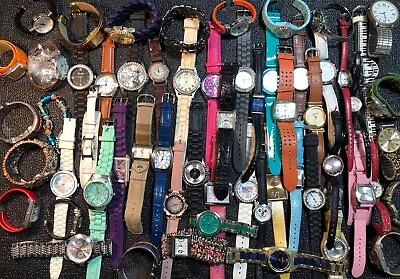 Women’s Watch Lot Of (60) Dress And Casual Ladies Watches Vintage To Modern • $79.99