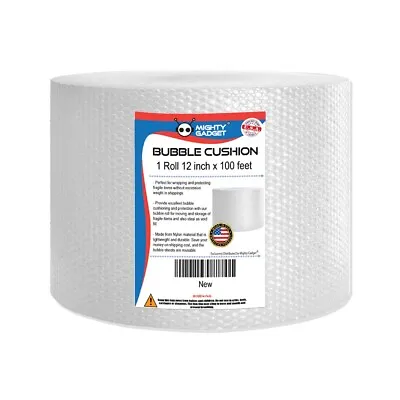 100 Feet Bubble Cushioning Wrap Roll Small Bubble 12  Wide Perforated Every 12  • $14.99