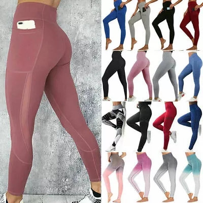 £8.69 • Buy Women Anti-Cellulite Yoga Pants Up Tik Tok Leggings Bum Butt Lift Sports Push UK