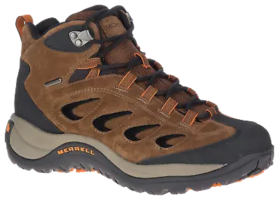 Merrell Reflex 4 Mid Waterproof Hiking Boots For Men - Earth - 8.5M • $96