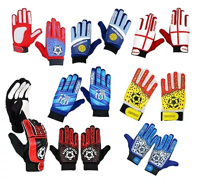 Football Goalkeeper Gloves Kids Boys Children's Sports Soccer Goalie Junior 17cm • £4.99