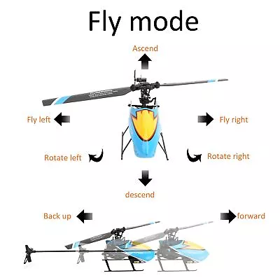 C129 4 Channel Flybarless Fixed Height Helicopter RC Aircraft Aero Model Blu MNJ • $54.52