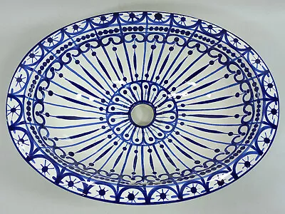 16  X 12  TALAVERA SINK Drop In Or Undermount Mexican Bathroom Handmade Ceramic • $93.50