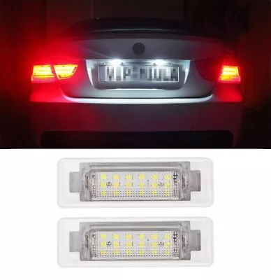 2x White 18-SMD LED Licence Number Plate Lights For Mercedes W202 W210 C E Class • $16.75