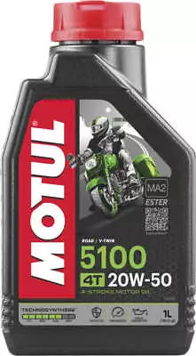 Motul 109944 5100 4T Technosynthese Oil - 20W50 - 1 L. 5100 4T Motor 109944 • $21.58