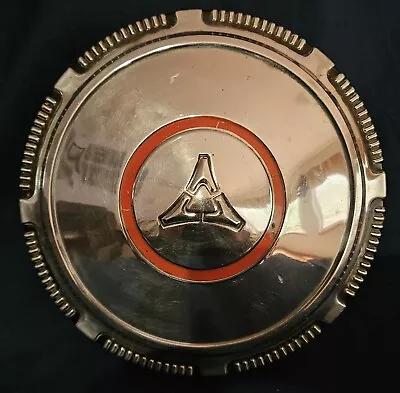 Mopar Dodge Dog Dish Cap Hubcap Poverty 9  Redline Nice Not Perfect • $45