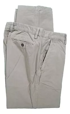 Masons Mens Beige Flat Front Cotton Chinos 32x30.5 Em's Of Mason's • $42.31