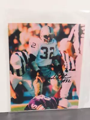 Jack Tatum Signed Auto Autograph Colored Raiders Photo MSD Enterprises COA • $0.99