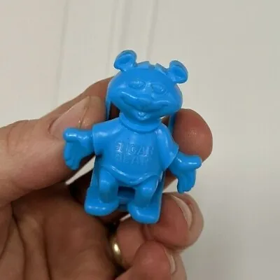 Vintage Sugar Crisp Sugar Bear Cereal Prize Blue Clicker Flipping Toy Rare Prop • $19.90