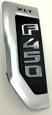 2017 - 2023 Ford F450 XLT Series Front LH Driver Fender Nameplate Emblem New OEM • $32.69
