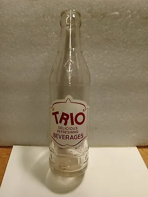 $9 • Buy Trio Beverages Bottle Wheeling W VA                  1957