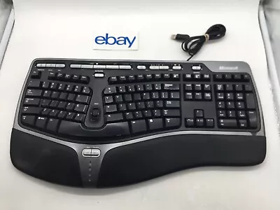 Microsoft Natural Ergonomic Keyboard 4000 V1.0 KU-0462 USB Wired FREE S/H • $51.99