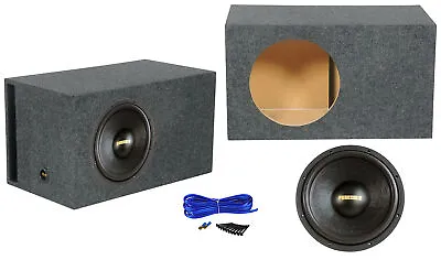 $294.90 • Buy Rockville Punisher 15D2 15  6000w Competition Car Audio Subwoofer+Vented Sub Box