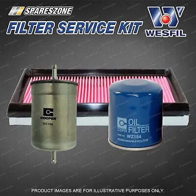 Wesfil Oil Air Fuel Filter Service Kit For Nissan Pulsar N13 1.8L 1987-1991 • $49.99
