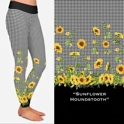 $32 • Buy Sunflower Houndstooth Leggings OS