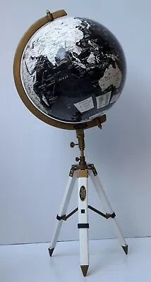 18  Inches World Globe Map With Table Tripod Interactive Kids Education Politics • $706.32