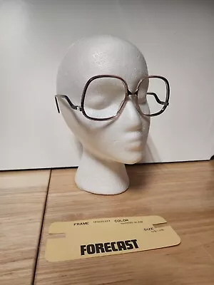 Vintage Genuine Forecast - Opalescent SS - Eye Glasses Frames - 54-16 • $15.99