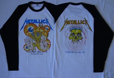Metallica ...And Justice For All Official Longsleeve Shortest Straw Thrash Metal • $23.59
