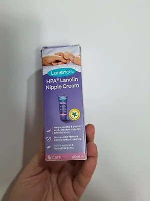 Lansinoh HPA Lanolin Nipple Cream For Sore Nipple Dry Cracked Skin 40ml Soothing • £10