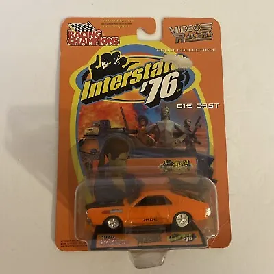 Racing Champions Interstate ‘76 Video Racers Jade 68 Orange AMC Javelin- READ • $8.99