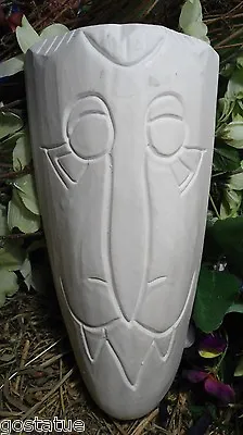 Tiki Face Abs Plastic Mold Plaster Concrete Tropical Mould   9  X 4.5  X 2  • $29.95