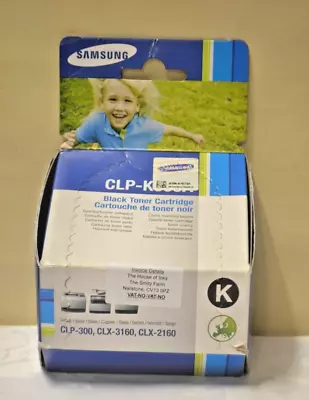 CLP-K300A ELS Samsung Black CLP-300 Genuine Original CLX-3160 CLX-2160 • £9.90