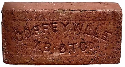 Rare Historical Vintage Antique Coffeyille VB & T CO. Brick Coffeyville KS • $38.99