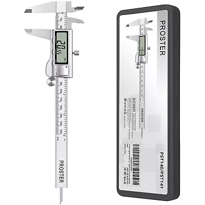 Proster 6  Digital Vernier Caliper Stainless Electronic Micrometer Gauge Tool • $22.95