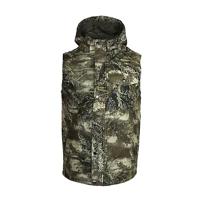 Men Realtree Bodywarmer Vest Insulated Camouflage Hunting Fishing Work Jacket 88 • £24.99