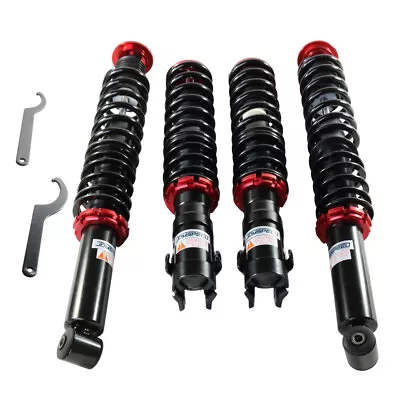 Red Fit VW MK2 / MK3 GOLF & JETTA Coilovers Struts Coils Shocks Suspension Kit  • $209.97