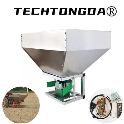 12V Stainless Steel ATV Electric Fertilizer Broadcast Seeder Lce Melter Spreader • $596.90