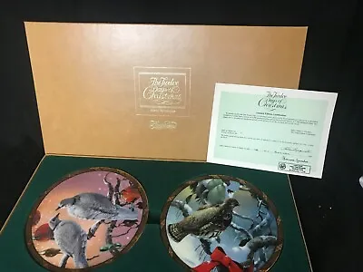 Mario Fernandez Fountainhead 12 Days Of Christmas Plates Day 1 & 2 Limited Ed.  • $9.99