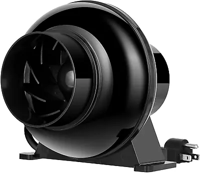  4  Inline Duct Ventilation Fan Vent Blower For Grow Tent Greenhouses • $29.99