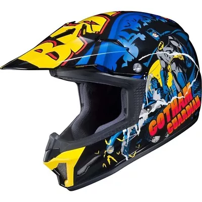 NEW HJC CL-XY II DC Comics MC-23 Batman Kids Motocross Dirt Bike Helmet • $199