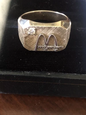 $495 • Buy MCDONALDS 10k AWARD/SERVICE RING