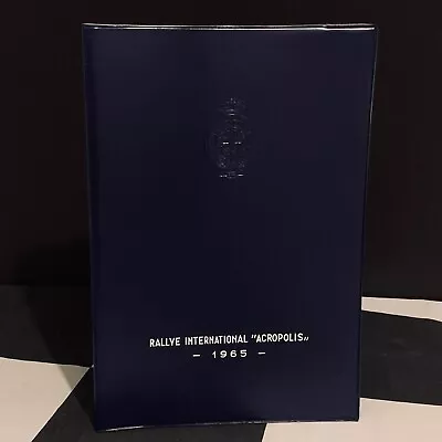 £110 • Buy Original 1965 Acropolis Rally Rallye Greece Driver Team Folder Pouch Wallet Saab
