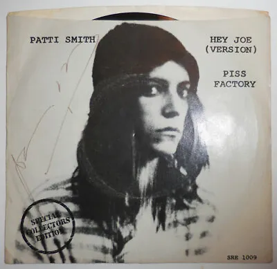 Patti Rock And Roll Smith / Hey Joe Version / Piss Factory 45 Rpm Record Signed • $563