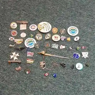 Vintage Pin Back Button HUGE Lot • $39.29