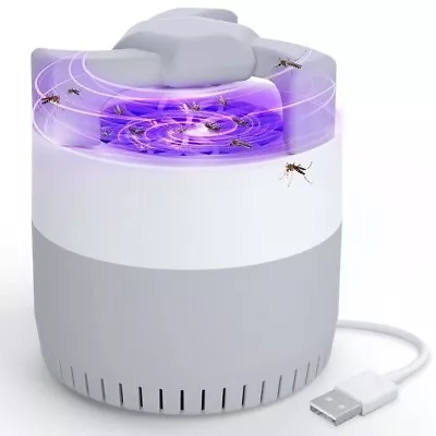 Fly Killer Mosquito Killer Lamp USB Flies Killer Electric Bug Zapper Quiet • £9.99