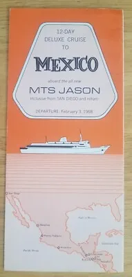 JASON (Epirotiki) Feb 3 1968 Mexico Cruise From San Diego - DECK PLAN/PHOTOS • $24.99